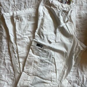 Koi White Boot Cut Flare Pants